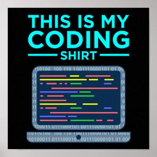 Poster C'Est Mon Programmeur De Programmation Informatiqu (Devant)