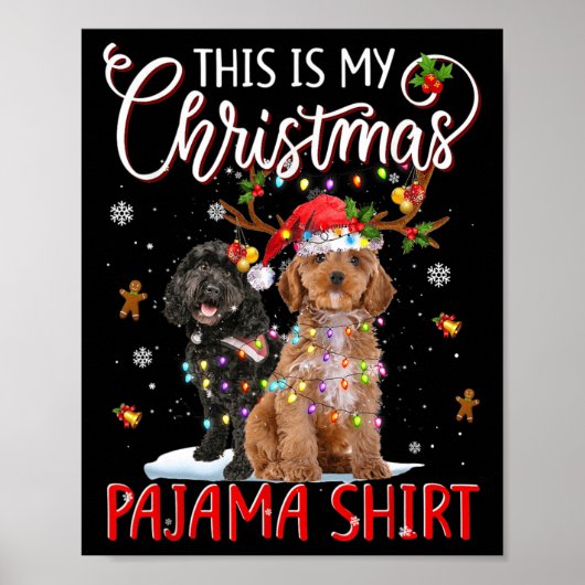 Poster C'Est Mon Pyjama De Noël Apoo Lumières De Noël (Devant)