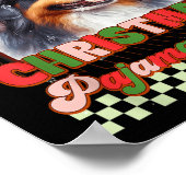 Poster C'Est Mon Pyjama De Noël Drôle Sheph Australien (Coin)