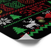 Poster C'Est Mon Vilain Jeu De Bingo De Noël Jeu De Noël (Coin)