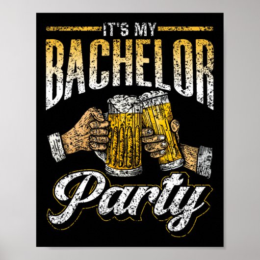 Poster C'est My Bachelor Party Bride Groom Team 1 (Devant)