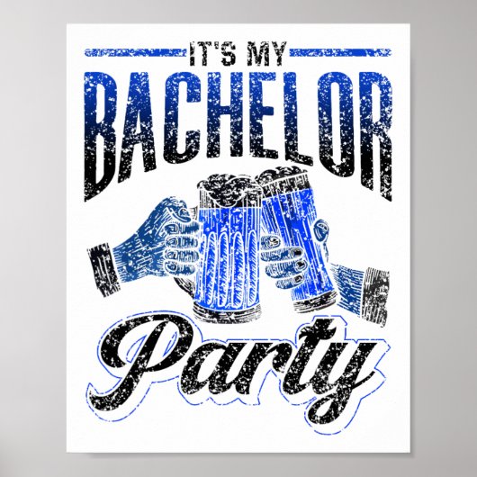 Poster C'est My Bachelor Party Bride Groom Team 2 (Devant)