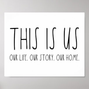 Poster C'Est Nous Notre Vie Notre Histoire Notre Maison I