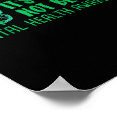 Poster C'Est Ok De Ne Pas Être D'Accord Santé Mentale Sen (Coin)