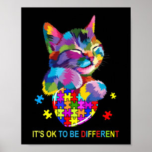Poster C'est OK d'être différent amoureux de la Sensibili