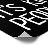 Poster C'est OK si vous n'aimez pas tricoter (Coin)