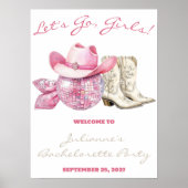 Poster C'est parti, les filles ! Disco rose, enterrement (Devant)