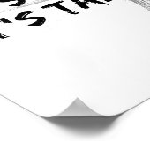 Poster C'est Pas Facile - Taekwondo Gris (Coin)