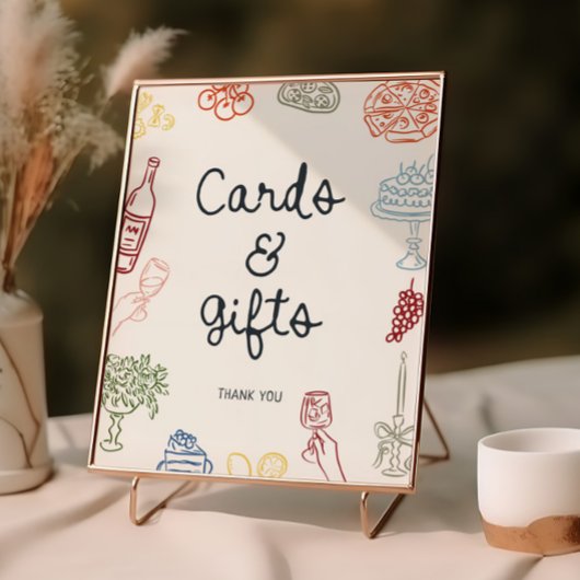 Poster C'est plus coloré Illustrated Cartes & Cadeaux