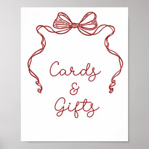 Poster C'est plus de cartes-Fêtes des mariées et cadeaux