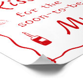 Poster C'est plus Fête des mariées de deviner combien de  (Coin)