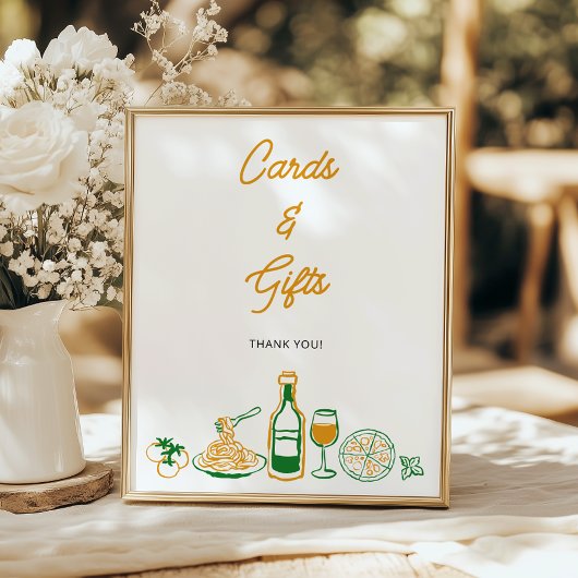 Poster C'est plus rustique cartes et cadeaux italiens