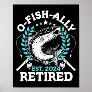 Poster C'est poisson-neusement retiré Cadeaux de retraite