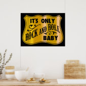 Poster C'est seulement Rock and Roll Baby (Cuisine)