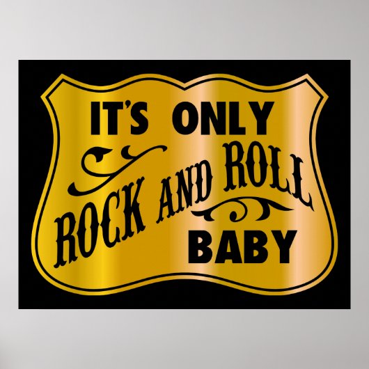 Poster C'est seulement Rock and Roll Baby (Devant)