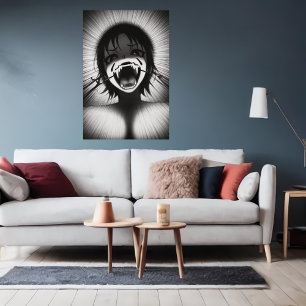 Poster C'est si drôle, personne qui rit   Art AI