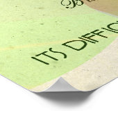 Poster C'est simple d'être heureux (Coin)