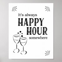 C'est toujours heureux Happy Hour Quelque part Pan
