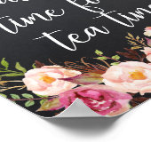 Poster C'est toujours l'heure du thé (Coin)