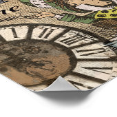 Poster "C'est toujours l'heure du thé" Art du dictionnair (Coin)