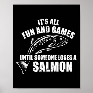 Poster C'est tout amusement et jeux jusqu'à ce que quelqu
