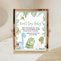 C'est un Baby shower Dinosaure Garçon Ne dis pas B