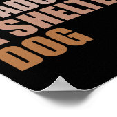 Poster C'Est Un Bon Jour Pour Adopter Le Chien Secourt (Coin)