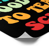 Poster C'est un bon jour pour enseigner la science I (Coin)