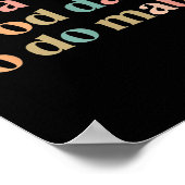 Poster C'est un bon jour pour faire les mathématiques ret (Coin)