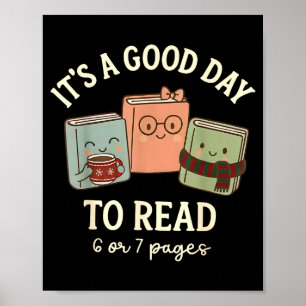 Poster C'est Un Bon Jour Pour Lire 6 Ou 7 Pages 67 Meme C