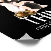 Poster C'est un écureuil animal drôle de la forêt (Coin)