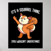 Poster C'Est Un Écureuil Que Vous Ne Comprendriez Pas (Devant)