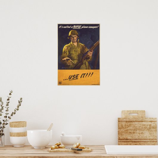 Poster C'est un fusil (Cuisine)