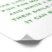 Poster C'Est Un Garçon Dinosaure Baby shower Late Night D (Coin)