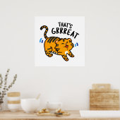 Poster C'est un gros jeu de tigre (Cuisine)