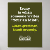 Poster C'est un idiot. (Devant)