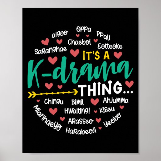 Poster C'est un K Drama Thing K Dramas Coréen Drama Oppa (Devant)