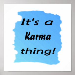 Poster C'est un karma !