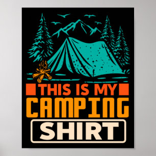 Poster C'est un maillot de camping drôle campeur vintage