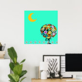 Poster C'est un nouveau jour - (Bureau à domicile)