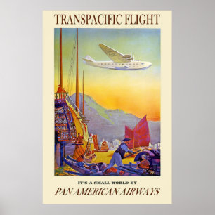 Poster C'Est Un Petit Monde De Pan American Airways