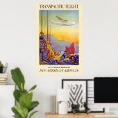 Poster C'Est Un Petit Monde De Pan American Airways (Bureau à domicile)