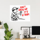 Poster C'est un piège (Bureau à domicile)