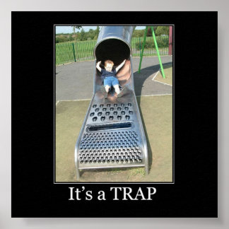 Poster C'est un TRAP