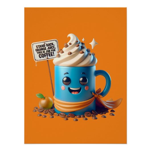 Poster C'Est Un Travail Pour Le Café ! (Devant)