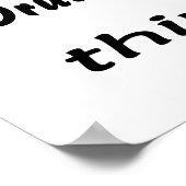 Poster C'est un truc de batterie ! (Coin)