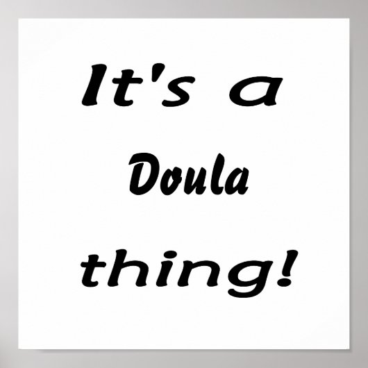 Poster C'est un truc de doula ! (Devant)