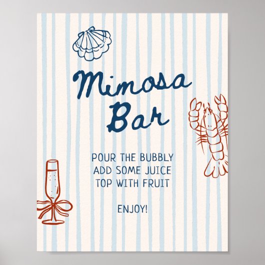 Poster C'est un truc téléchargeable Mimosa Bar (Devant)