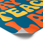 Poster C'est une bonne journée pour enseigner un professe (Coin)
