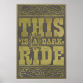 Poster C'est une course sombre (Devant)